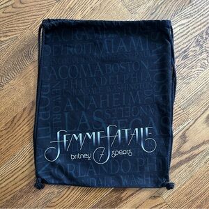Britney Spears - Femme Fatale Tour - VIP Drawstring Bag